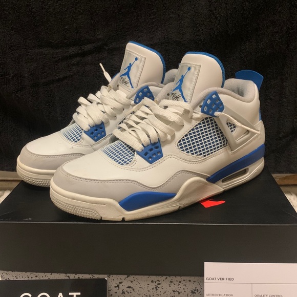 Jordan 4s retro military blue size 8.5 - Picture 5 of 5